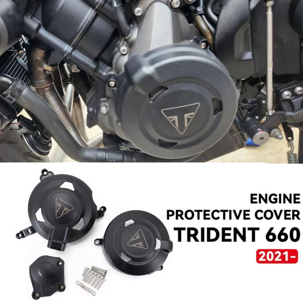 สําหรับTriumph Trident 660 Trident660 TRIDENT 660 2021 2022 2023 เครื่องยนต์รถจักรยานยนต์Guard Stato
