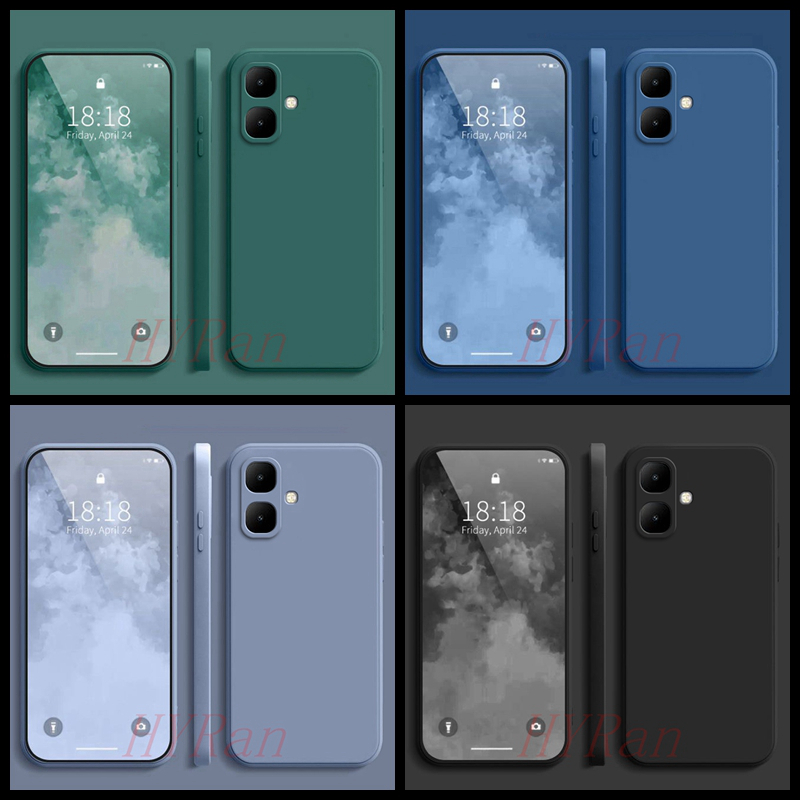 เคส infinix Smart 10/Smart9/Smart8 Pro เคสซิลิโคนป้องกันการตกสีธรรมดาเรียบง่าย YT