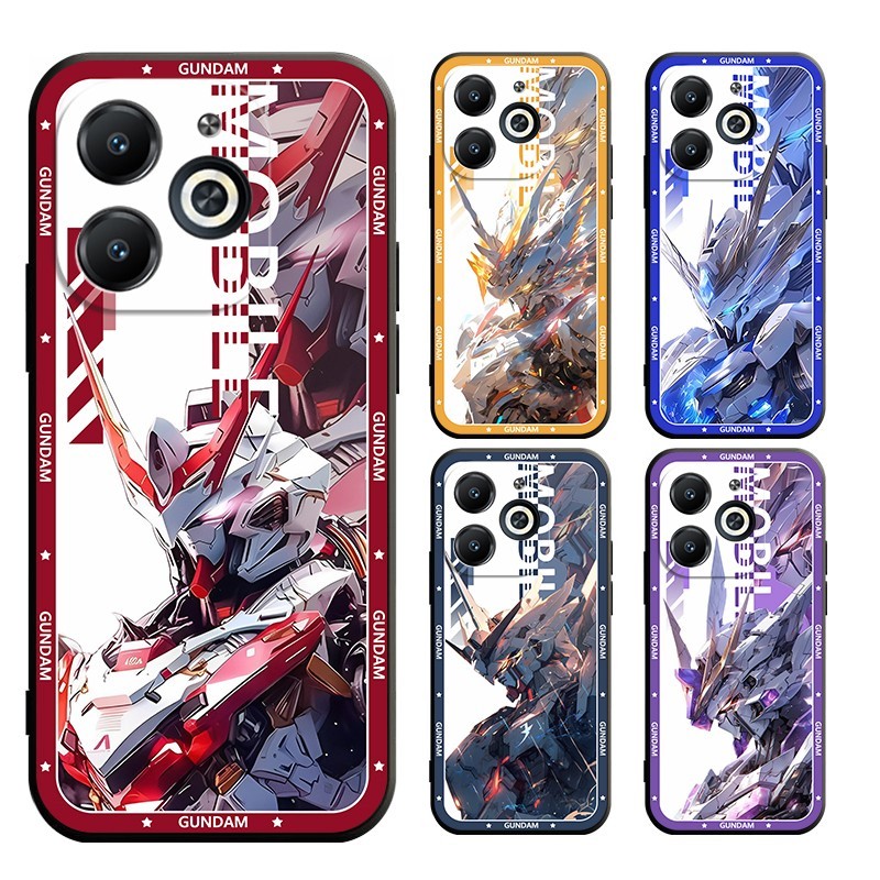 Infinix GT 30 20 Pro GT 10 Pro Zero 40 4G=X6860 Zero 40 5G=X6861 ZERO 30 Gundam Casing Soft Case Cov