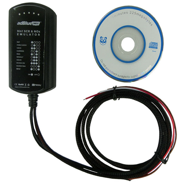 Universal Adblue Emulator 9 in 1 Adblue OBD2 Emulator สําหรับ Mercedes MAN Scania Iveco DAF Volvo Re