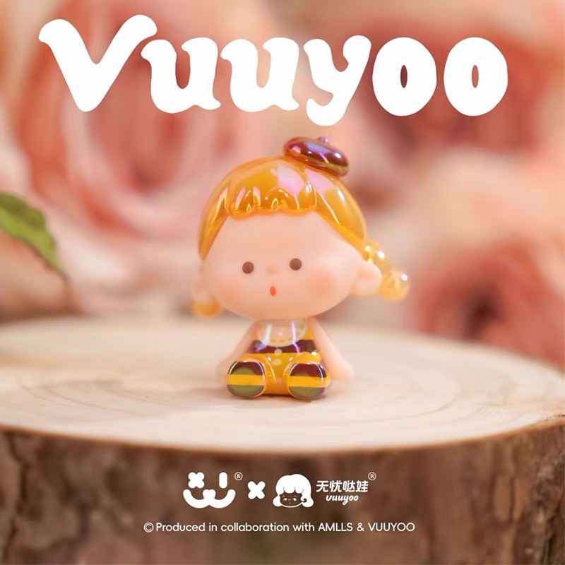 ((หนึ่งทั้งกล่อง100ชิ้น) AMLLS VUUYOO แอมล์ส วูยูโอ กล่องปริศนาของเล่นมินิน่ารักไร้กังวล