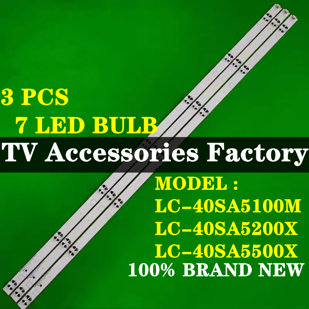 ใหม่ LC-40SA5100M LC-40SA5200X LC-40SA5500X LED TV Backlight RUNTKB620WJZZ_40 7LED
