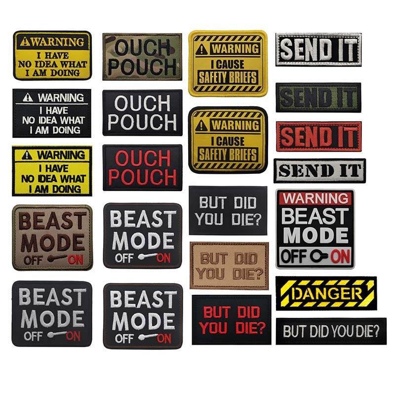 Ouch Pouch Tactical Morale Emblem Cloth Hook &amp; Loop Patch