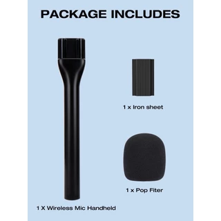 ที่วางไมโครโฟนไร้สายแม่เหล็กสําหรับ DJI Mic Mini, ขาตั้งไมโครโฟนสําหรับ DJI Mic1/2 DJI Mic 3, ขาตั้งสัมภาษณ์ไมโครโฟนมือถือแบบพกพาสําหรับ Rode ไร้สาย Micro/GO 2/ME/Pro