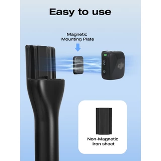ที่วางไมโครโฟนไร้สายแม่เหล็กสําหรับ DJI Mic Mini, ขาตั้งไมโครโฟนสําหรับ DJI Mic1/2 DJI Mic 3, ขาตั้งสัมภาษณ์ไมโครโฟนมือถือแบบพกพาสําหรับ Rode ไร้สาย Micro/GO 2/ME/Pro