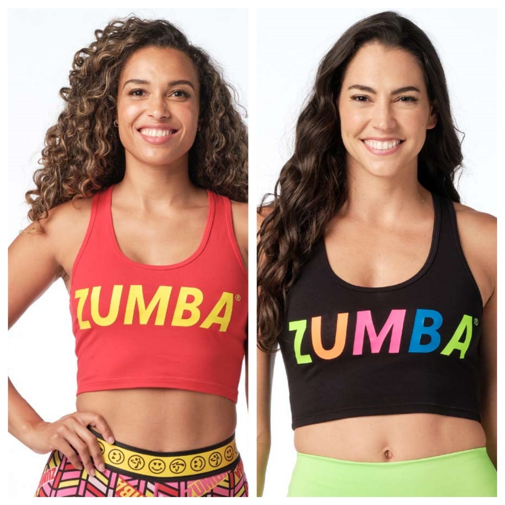 ใหม่ Zumba Fitness Wear ชุดกีฬา zumba crop racerback z1t00 0104