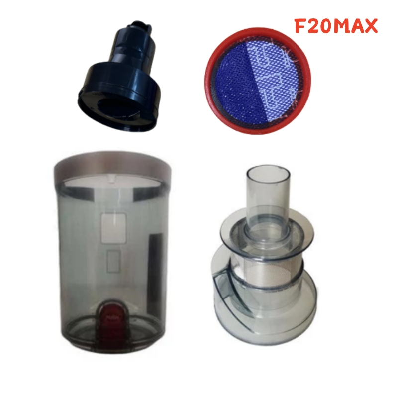 แผ่นกรองฝุ่น HEPA filter กรวยกรองหน้าจอสําหรับอุปกรณ์เสริมเครื่องดูดฝุ่น Dibea F20MAX