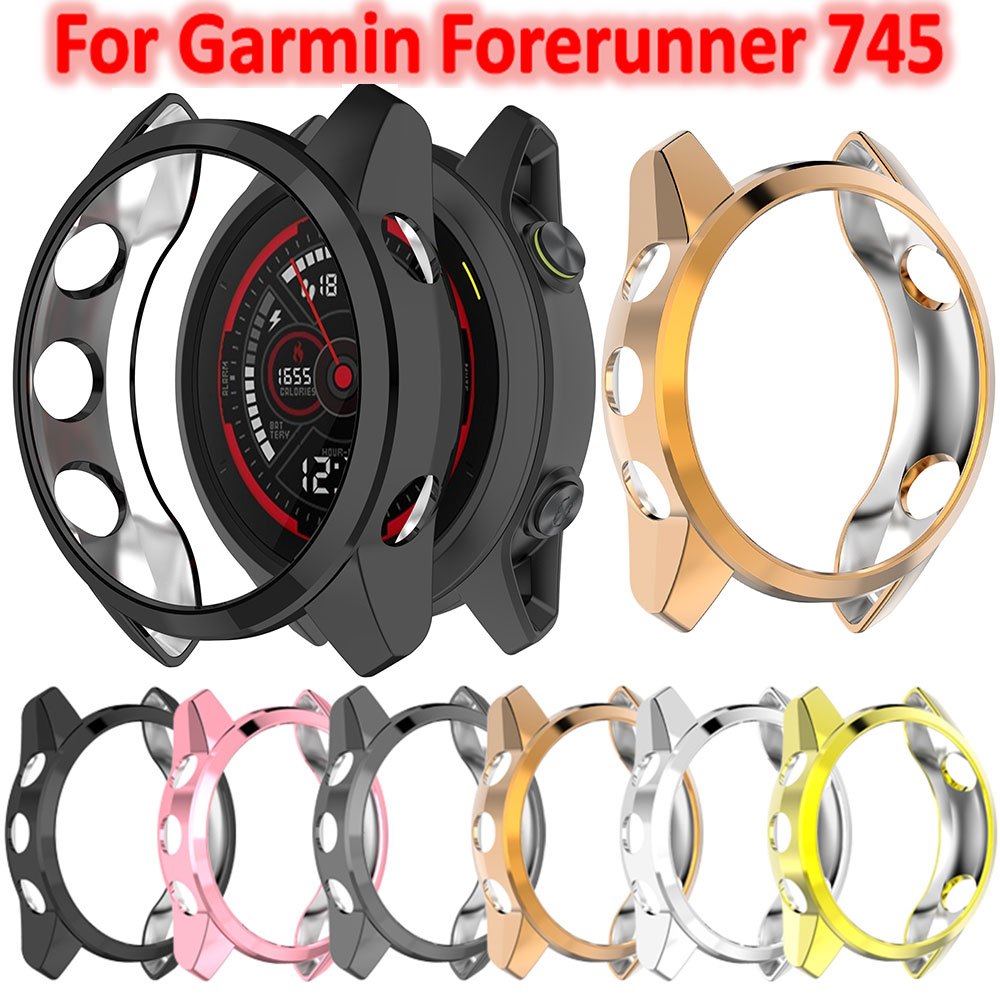 ชุบ TPU ป้องกันกรณีสําหรับผู้เบิกทาง Garmin 745 ป้องกันหน้าจอกันชนสําหรับผู้เบิกทาง Garmin 745 อุปกร