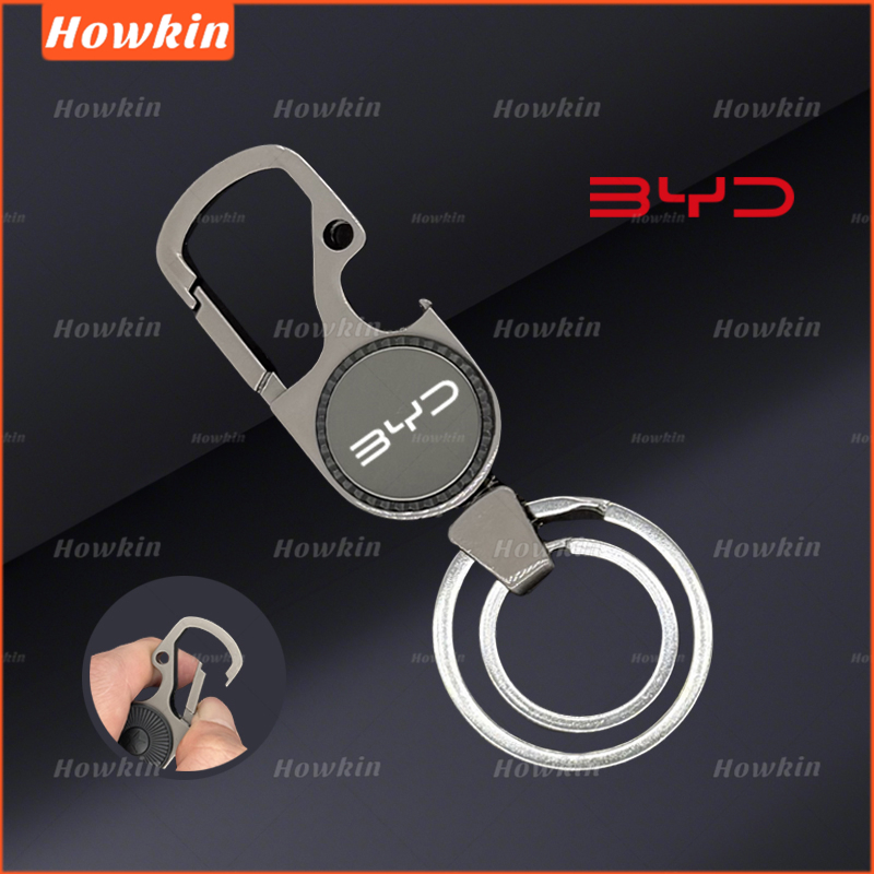 Creative DesignSimple พวงกุญแจรถพวงกุญแจรถจักรยานยนต์สําหรับ BYD
