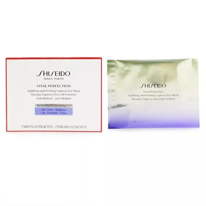 Shiseido Vital Perfection Eye Mask 12 คู่, Retinol Lifting & Firming