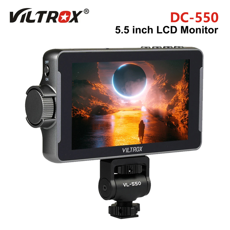 VILTROX DC-550 Pro 5.5 นิ้ว 4K Profissional กล้องแบบพกพาสตูดิโอ Monitor HDMI หน้าจอสัมผัส Field 3D L