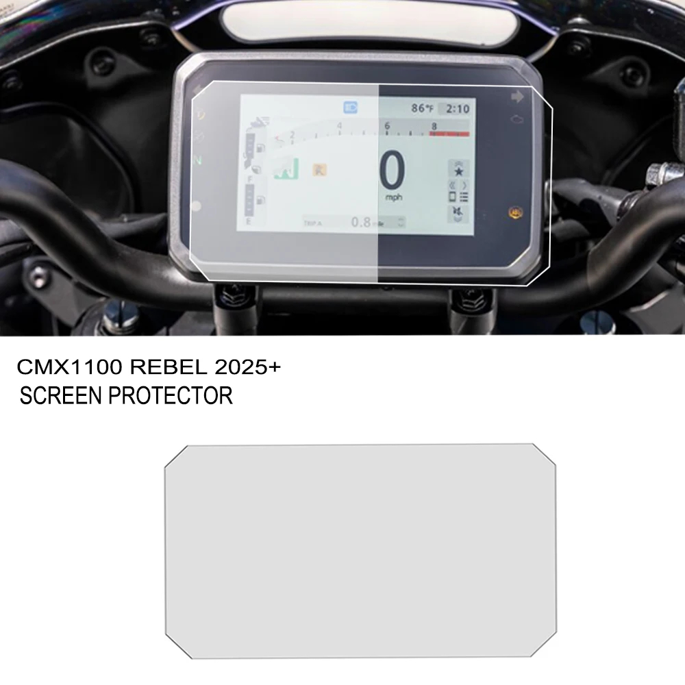 2025 CMX1100 Rebel อุปกรณ์เสริม Scratch Cluster หน้าจอแดชบอร์ดสําหรับ Honda CMX 1100 Rebel รถจักรยานยนต์ป้องกันเครื่องมือฟิล์ม