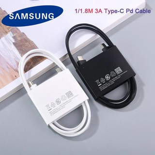 3A 1/1.8M USB TYPE-C PD สาย Adaptive Fast ชาร์จ 15 W/25 W/35 W/45 W/65 W สําหรับ Samsung Galaxy S21 