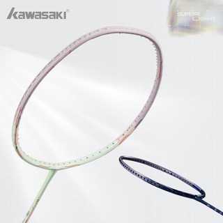 KAWASAKI SUPER LIGHT α 6U ไม้แบดมินตันคาร์บอน สำหรับการเล่นระดับมืออาชีพ ความเร็วสูง พวงจับ 18-30 LBS