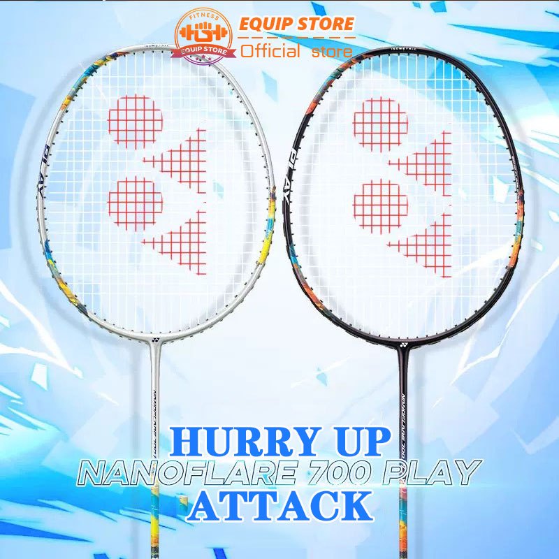 NANOFLARE 700 PLAY ไม้แบดมินตันคาร์บอนเต็มเดี่ยว 26-30Lbs ไม้แบดมินตันโจมตี Speedy