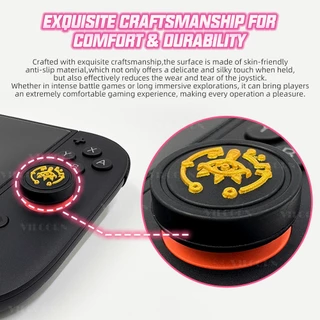 4PCS Thumb Stick Grip Cap Nintendo Switch 2 ซิลิโคนนุ่มจอยสติ๊กสําหรับ NS2 /PS5/PS4/PS3/Xbox/Switch Pro Controller เกม Grip อุปกรณ์เสริม