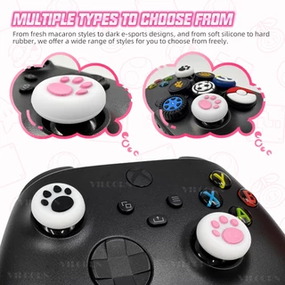4PCS Thumb Stick Grip Cap Nintendo Switch 2 ซิลิโคนนุ่มจอยสติ๊กสําหรับ NS2 /PS5/PS4/PS3/Xbox/Switch Pro Controller เกม Grip อุปกรณ์เสริม