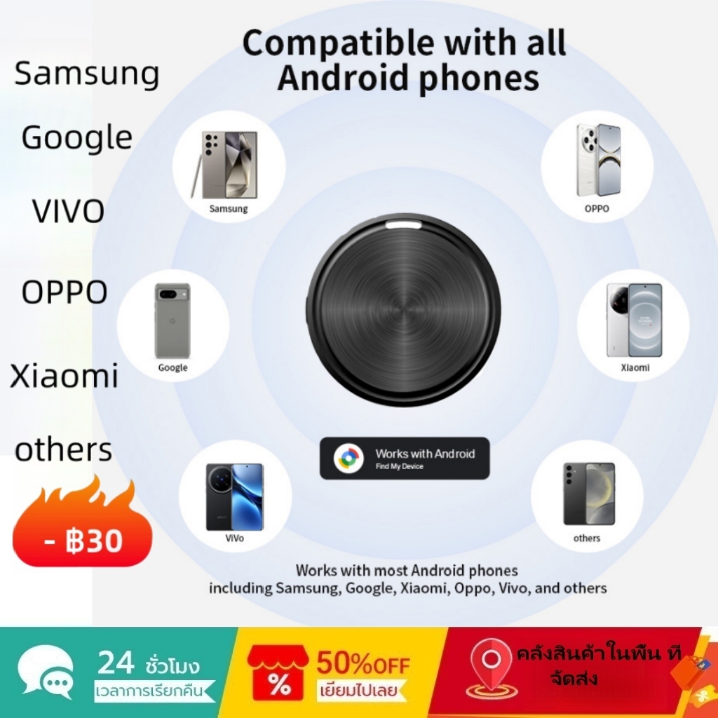 【Android  tag】GPS Bluetooth Tracker สําหรับ Android Keys Finder Google Find My Device