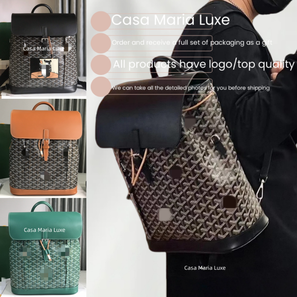 GY1/03/2019 39cm/Backpack/กระเป๋าเดินทาง/กระเป๋าเป้เดียวกันชายและหญิง/คุณภาพสูงสุด/Casa Maria Luxe/O