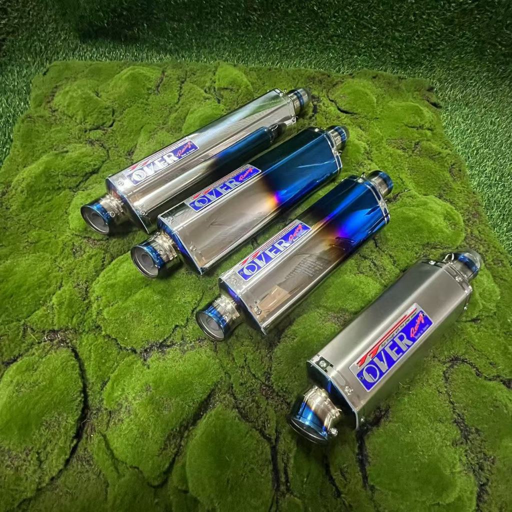 T58 OVER Universal ท่อไอเสียสแตนเลสทนอุณหภูมิสูง 51 มม.ส่วนหางสําหรับ 450SR S600 NINJA400