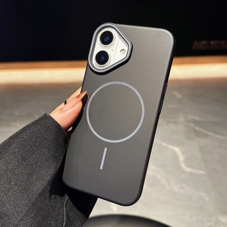 ใหม่เคสโทรศัพท์สําหรับiPhone 16e 16 15 14 13 12 11 Pro Max 14 15 16 Plus 12 13 mini x xr xs Max 7 8 PlusกรณีกันกระแทกMatte magnetic hard Ultra ThinปลอกAnti-Fingerprints