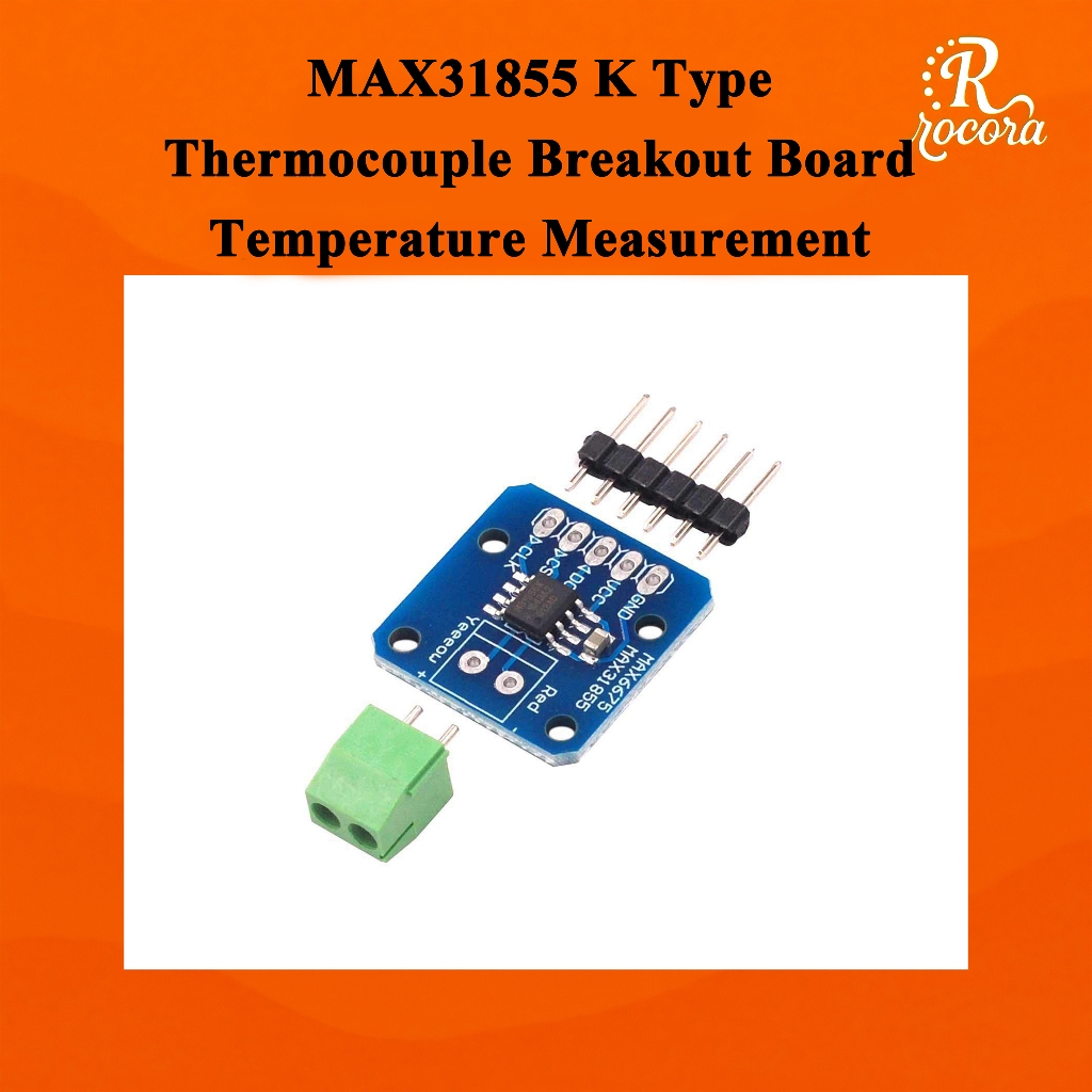 โมดูลเทอร์โมคัปเปิล MAX31855 เซ็นเซอร์อุณหภูมิ โมดูลเทอร์โมคัปเปิลชนิด K อินเทอร์เฟซ SIP