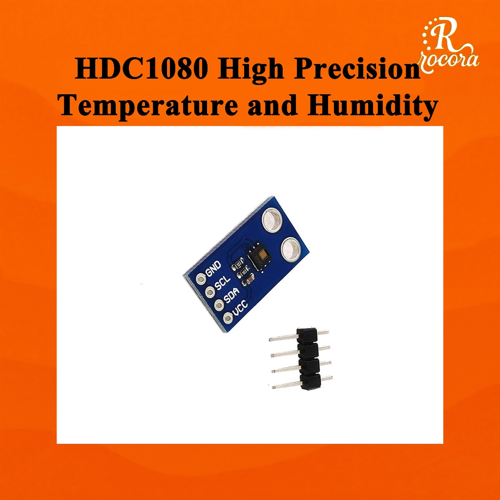 HDC1080 โมดูลเซ็นเซอร์วัดอุณหภูมิและความชื้นความแม่นยำสูง