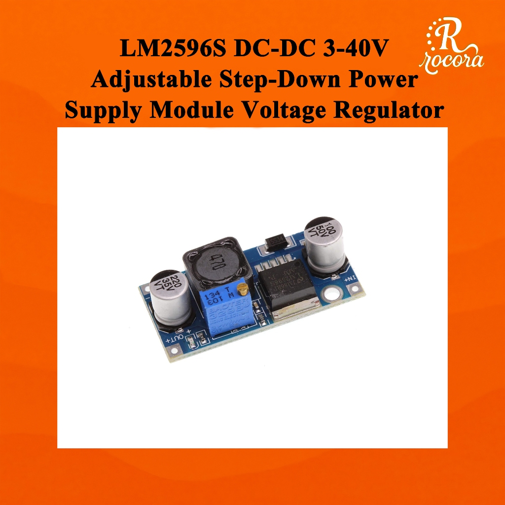 LM2596S DC-DC 3-40V ปรับระดับการจ่ายไฟขั้นตอนลงโมดูลแรงดันไฟฟ้าควบคุม 3A