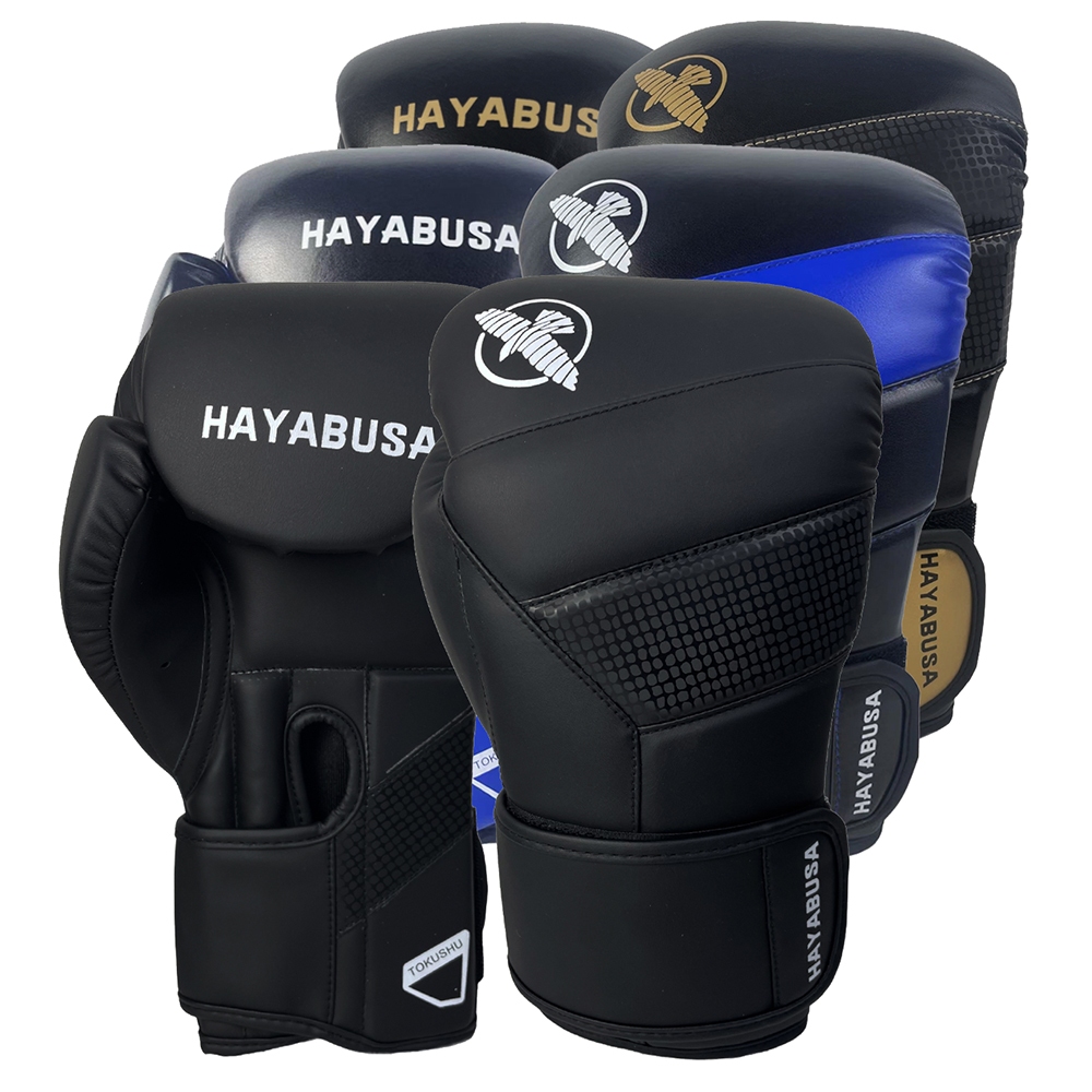 HAYA ถุงมือมวยแบบคลาสสิก matte สีดำ สำหรับทั้งเด็กและผู้ใหญ่ ใช้ได้กับ MMA, Taekwondo, Sanda และการฝึกพุช-คอมแบท พกพาสะดวกและสวมใส่ง่าย