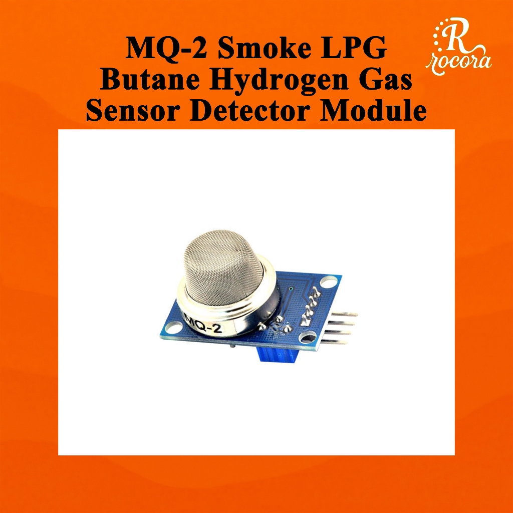 MQ-2 โมดูลตรวจจับเซ็นเซอร์แก๊สควัน LPG Butane Hydrogen