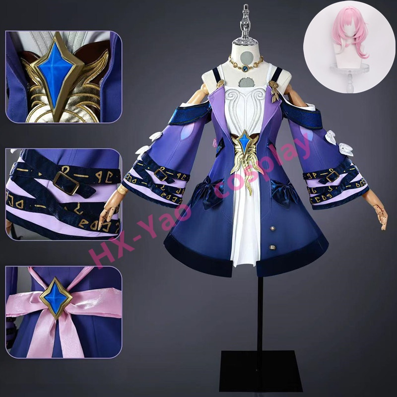 【HX-YAO】Honkai Cyrene Cosplay Anime Costumes Honkai Star Rail เครื่องแต่งกายเกมคอสเพลย์