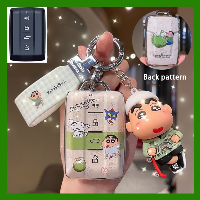 【ลายสองด้าน】key case นังกุญแจรถหัวเข็มขัดสําหรับ Great Wall GWM WEY TANK 300 500 Tank300 Tank500 Remote Key ป้องกันผู้ถือ