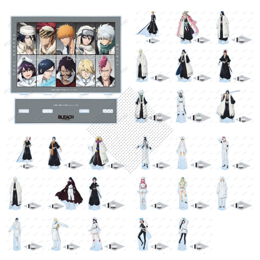 สารฟอกขาว - Ichigo Kurosaki Uryu Ishida Kisuke Urahara อะคริลิค Standee Fan-made อะนิเมะคอลเลกชันรูป