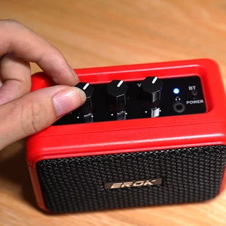 (TH 24H Shipping) EROK Electric Guitar Amp 5W พร้อมช่อง Bluetooth Clean & Overdrive Mini Size Amplifier