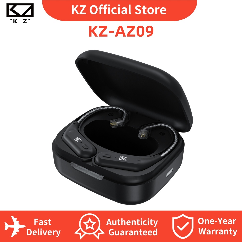 Kz AZ09 บลูทูธเกี่ยวหู 0.75 0.78 มม.อัพเกรดสายหูฟังประสิทธิภาพสูง/โหมดเวลาแฝงต่ํา ZSX ,ZSN ,ZS10 PRO