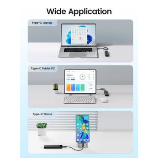 ORICO M.2 NVMe SSD Enclosure 10Gbps USB 3.2 Gen2 พร้อมการออกแบบเครื่องมือฟรีสําหรับ NVMe/SATA SSDs (PDDM2C3)