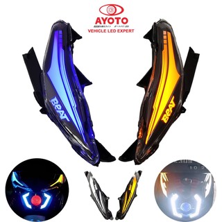 AYOTO BEAT V1/V2/V3 headlight assembly Turn Signal LED honda FI headlamp demon eye RGB APP control bluetooth