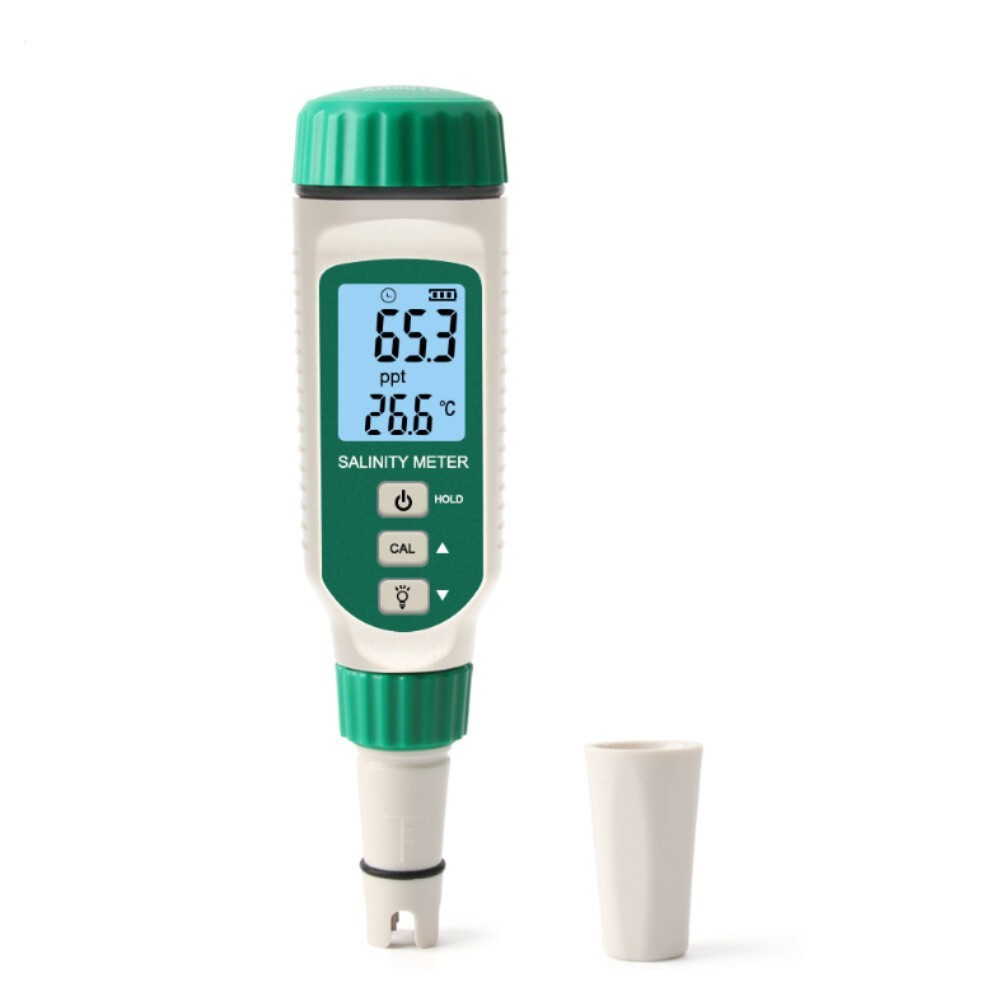 เครื่องวัดความเค็มแบบดิจิตอล AR8012 พกพา สำหรับน้ำทะเล ATC