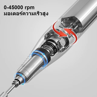 INSMART เครื่องขัดไฟฟ้า 45,000RPM เครื่องเจียรเล็บ มืออาชีพ ตะไบไฟฟ้า อุปกรณ์ทำเล็บ เจียรเล็บ