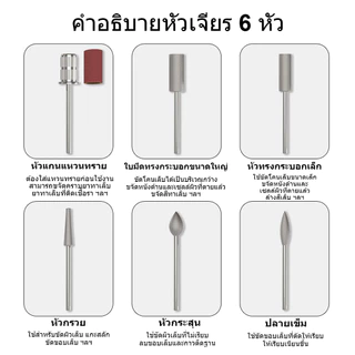 INSMART เครื่องขัดไฟฟ้า 45,000RPM เครื่องเจียรเล็บ มืออาชีพ ตะไบไฟฟ้า อุปกรณ์ทำเล็บ เจียรเล็บ