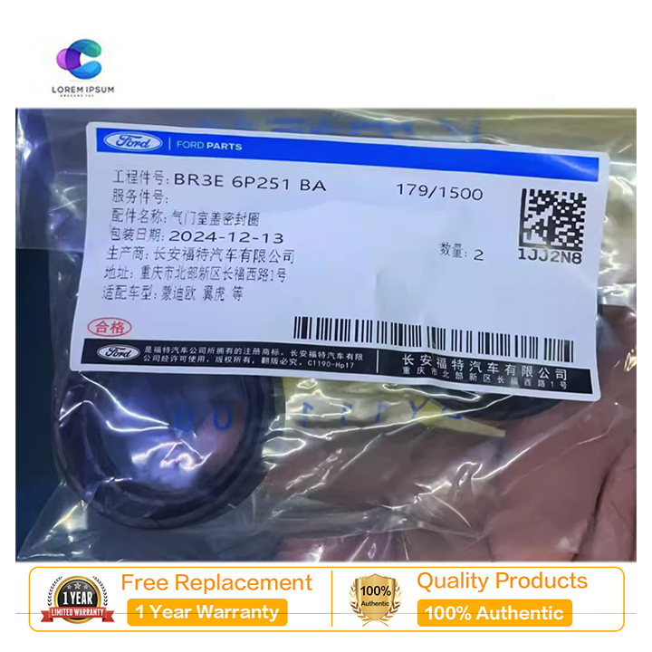 ซีลแหวนหลอดหัวเทียน FOr FORD ECOSPORT FOCUSEDGE ESCAPE,BR3Z-6C535-B/BR3Z-6P251-BA(ต้นฉบับ)