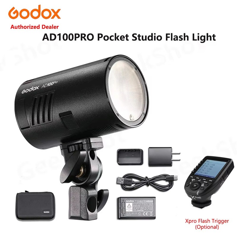 Godox AD100Pro แสงแฟลชกลางแจ้ง AD200Pro AD300Pro AD400Pro AD600Pro AD600BM ความเร็วสูง TTL สําหรับ C
