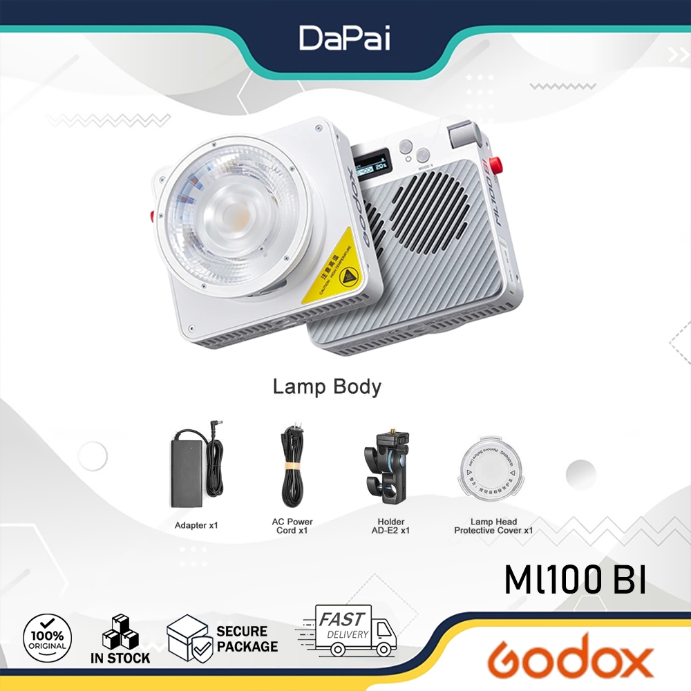 Godox ML100Bi 100W ไฟ LED แบบพกพาสองสี