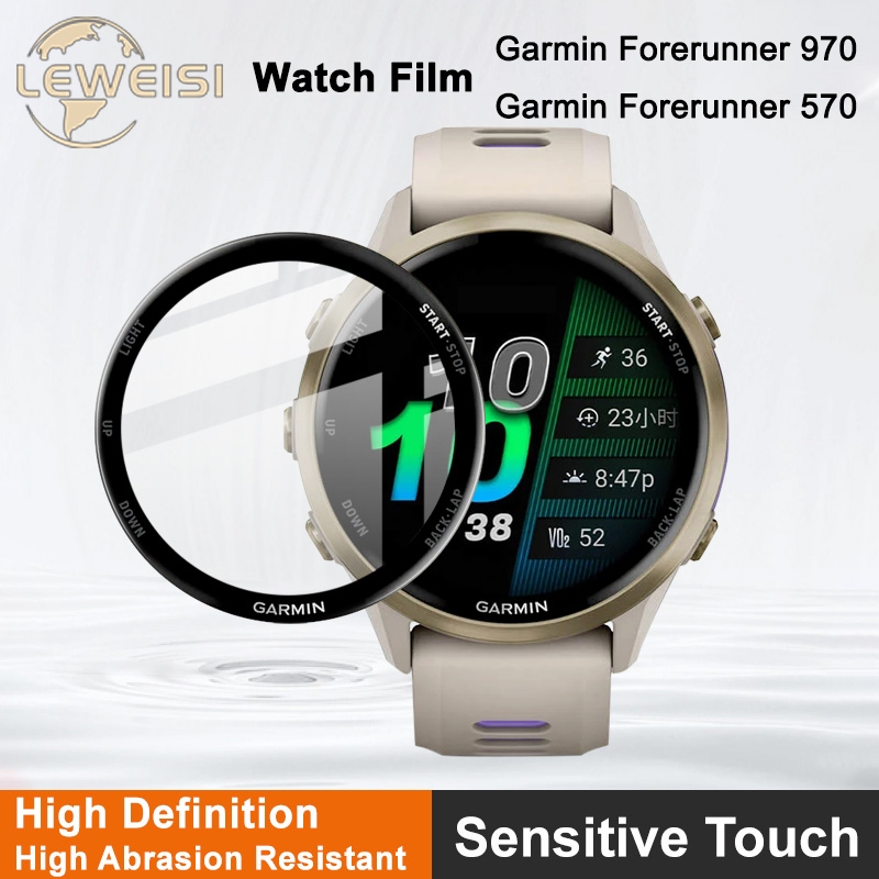 IMAK 9H ฟิล์มกระจกนิรภัยสําหรับผู้เบิกทาง Garmin 970 570 AMOLED และ Instinct E ป้องกันรอยขีดข่วนและท