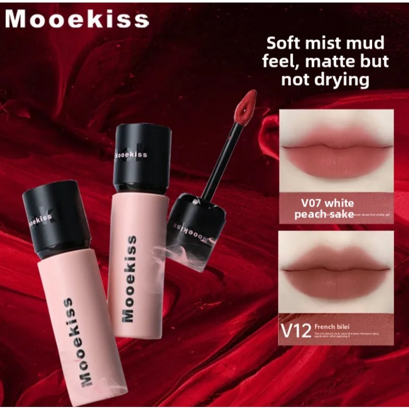 Mooekiss #Mooekiss ครีมลิปที่ยืดหยุ่น แสดงบุคลิก เสริมสีผิว และทำให้ดูสดใส