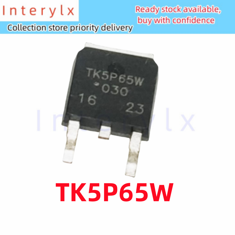 10 ชิ้น/ล็อต Original TK5P65W TK5P65 8P98 Patch TO-252 N-Channel 650V 5.2A MOSFET Field Effect Tube