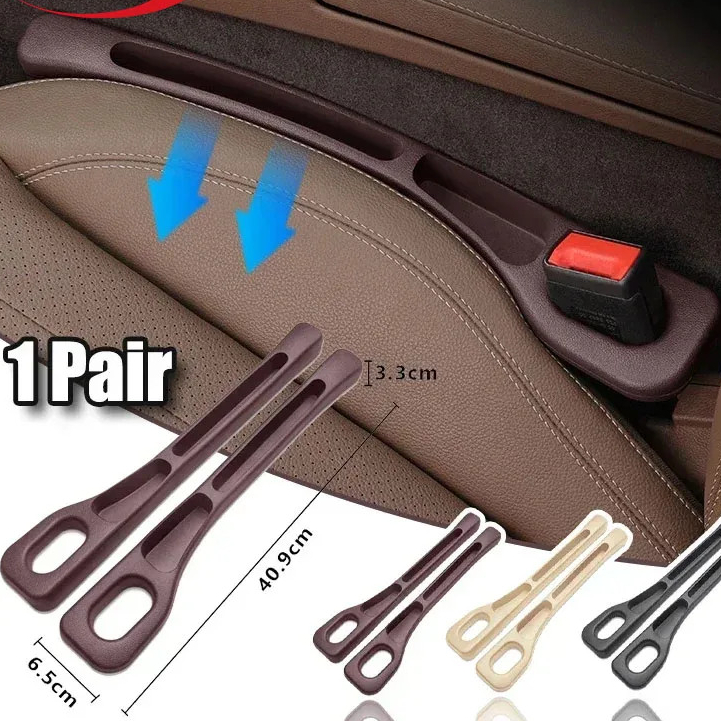 2 ชิ้น Universal Car Seat Gap Plug Strip Side Seam Car Gap Filler Leak Proof Seat Gap Storage Organizer Auto ตกแต่งภายใน