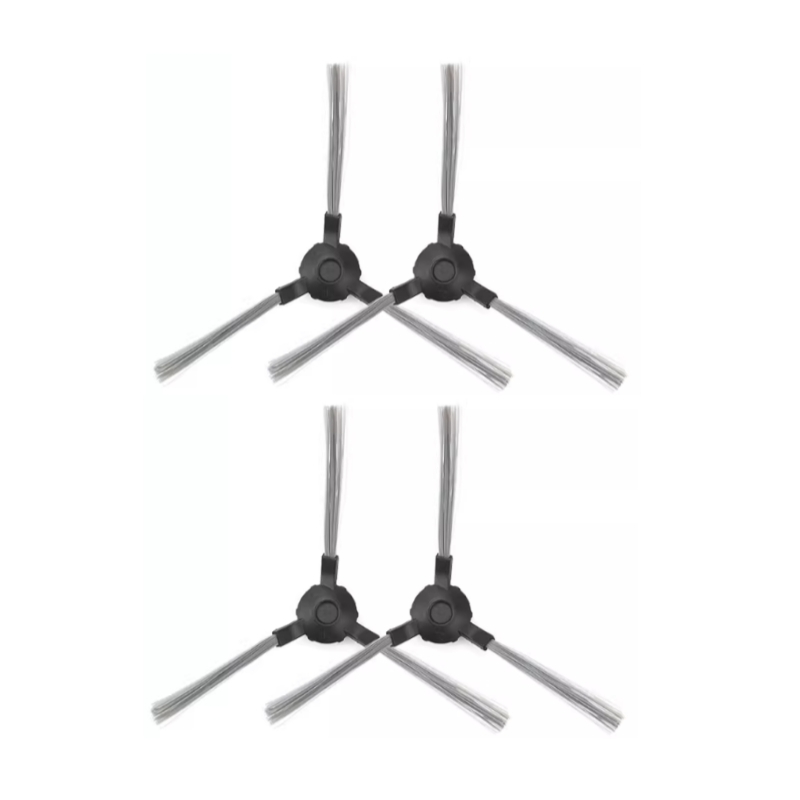 4 ชิ้นแปรงด้านข้างเหมาะสําหรับ ERV 3033Y หุ่นยนต์เครื่องดูดฝุ่นอุปกรณ์เสริม