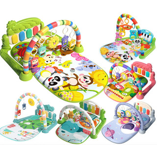 Baby Music Rack Play Mat Gym Crawling Game  Kids Pad Early Education  Crawling Toy Gym
