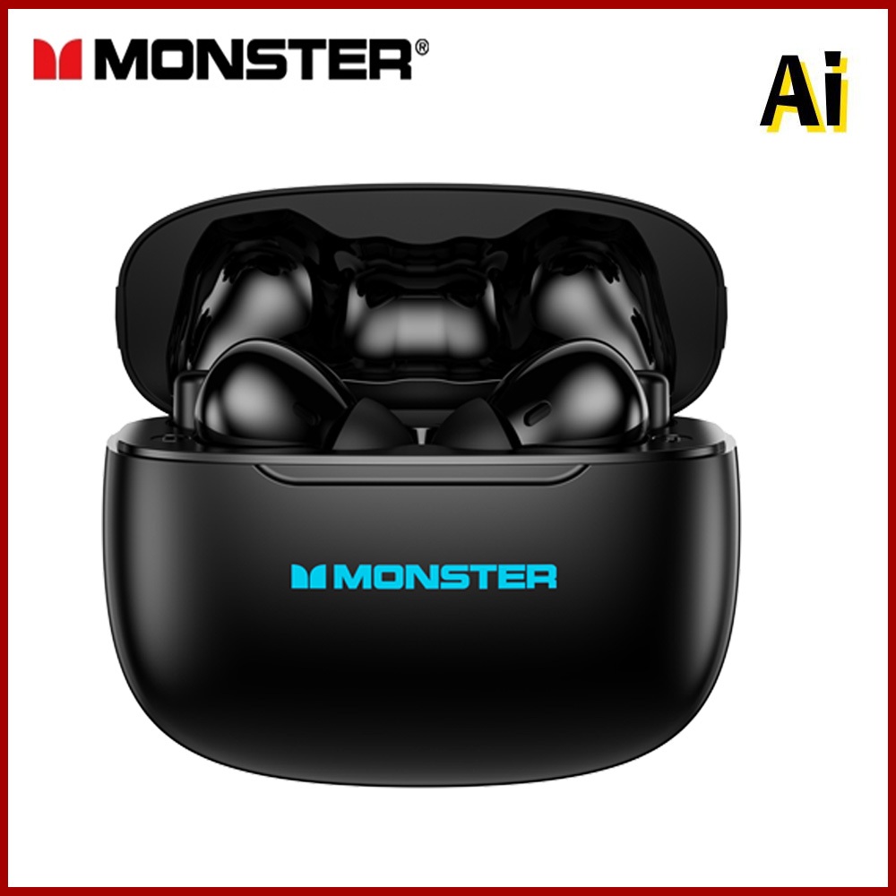 Monster XKT26 ANC หูฟังนักแปล AI 100+ ภาษา Bluetooth 5.4 HD โทร Latency ต่ํา ลดเสียง สําหรับเล่นเกม 